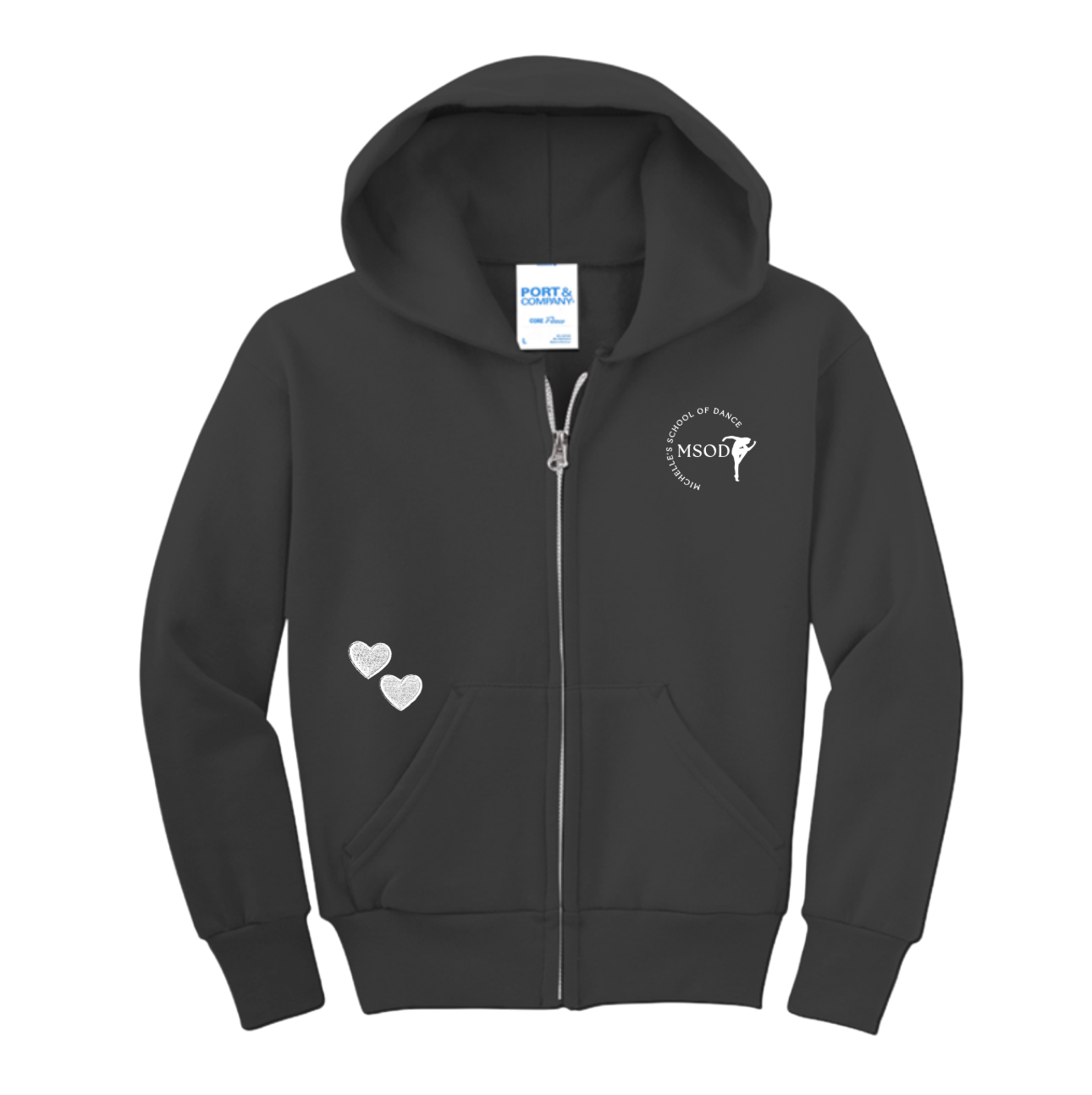 Youth Heart Zip Up