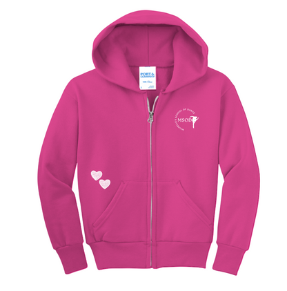 Youth Heart Zip Up