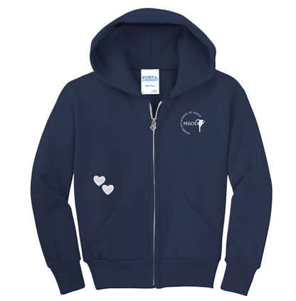 Youth Heart Zip Up