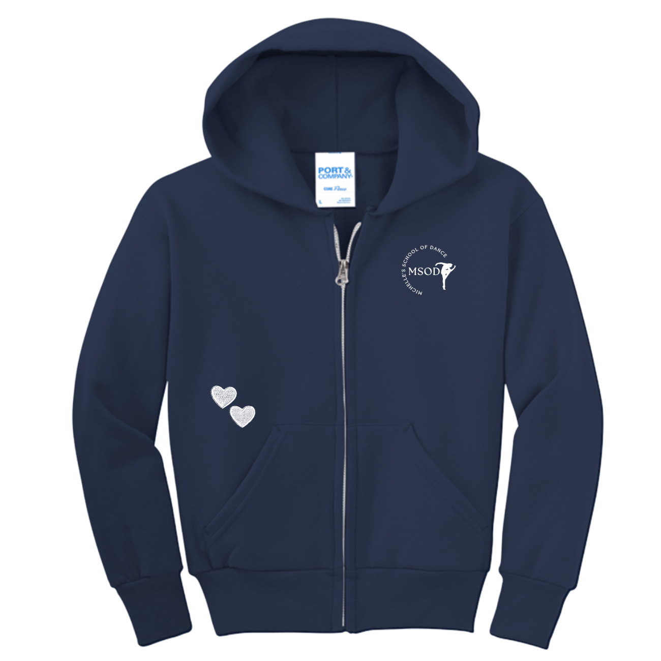 Youth Heart Zip Up