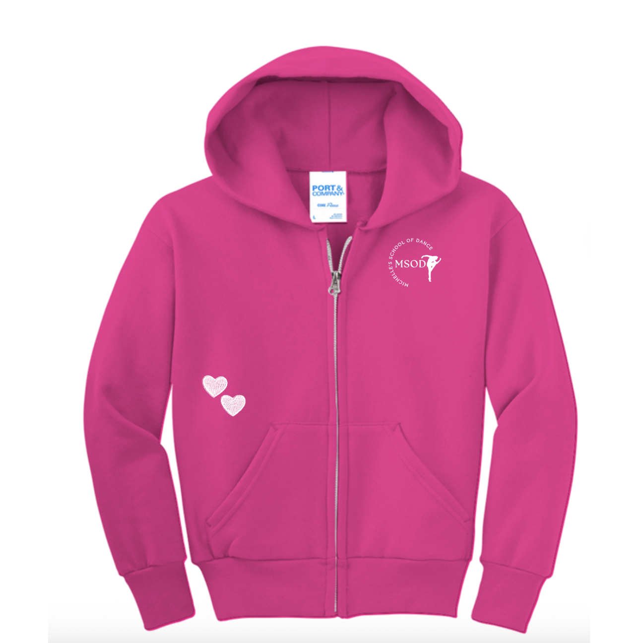 Youth Heart Zip Up