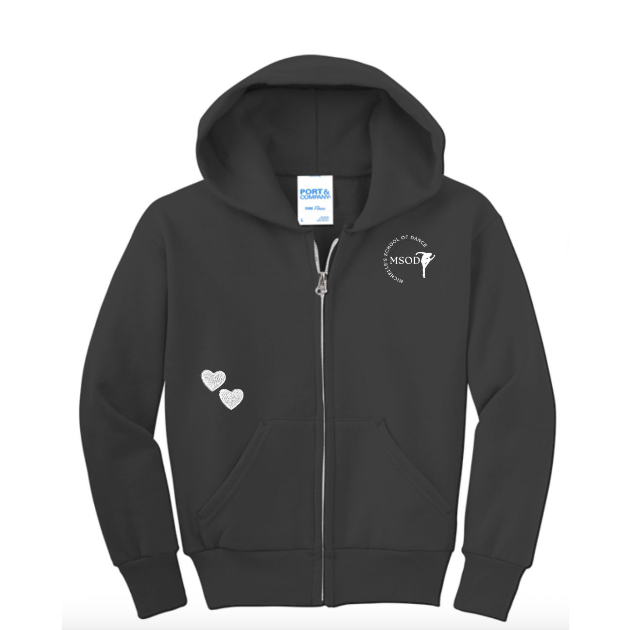 Youth Heart Zip Up