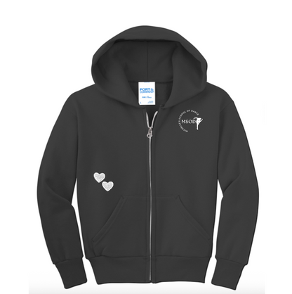 Youth Heart Zip Up
